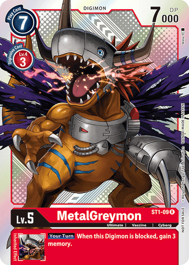 MetalGreymon [ST1-09] (Tournament Pack Vol.2) [Starter Deck: Gaia Red Promos] 