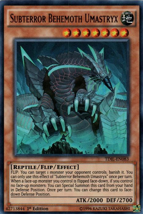 Subterror Behemoth Umastryx [TDIL-EN083] Ultra Rare 