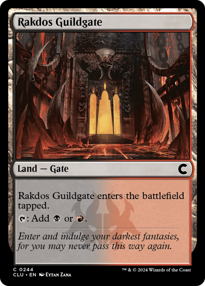 Rakdos Guildgate [Ravnica: Clue Edition] 