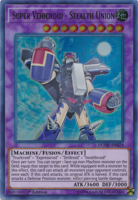 Super Vehicroid - Stealth Union [DUOV-EN078] Ultra Rare 