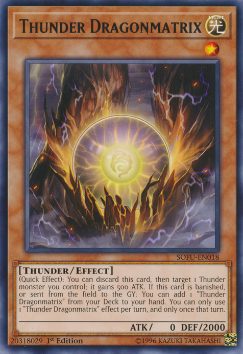 Thunder Dragonmatrix [SOFU-EN018] Rare 