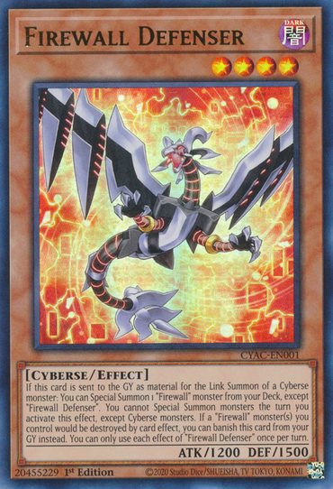 Firewall Defenser [CYAC-EN001] Ultra Rare 