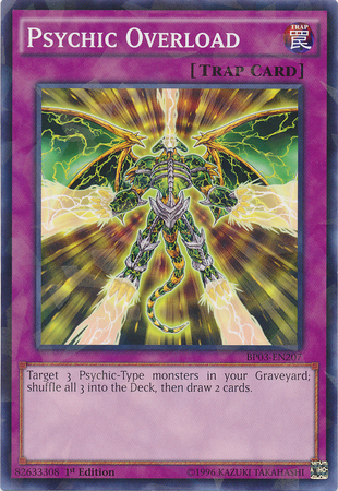 Psychic Overload [BP03-EN207] Shatterfoil Rare 