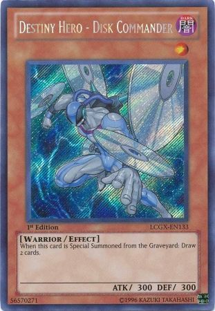 Destiny HERO - Disk Commander [LCGX-EN133] Secret Rare 