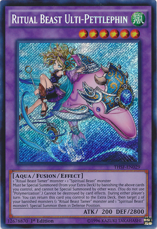 Ritual Beast Ulti-Pettlephin [THSF-EN029] Secret Rare 