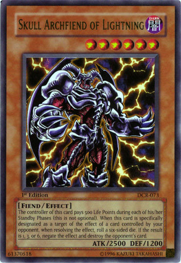 Skull Archfiend of Lightning [DCR-073] Ultra Rare