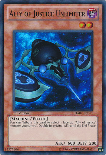 Ally of Justice Unlimiter [HA02-EN051] Super Rare 