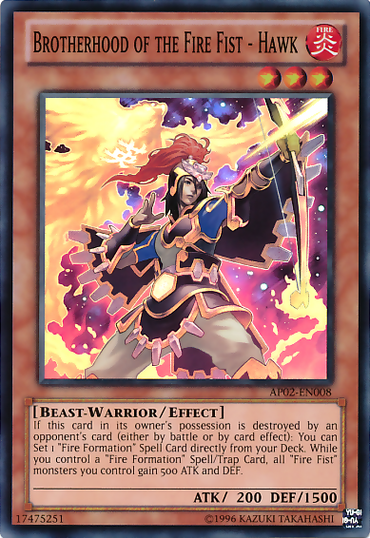 Brotherhood of the Fire Fist - Hawk [AP02-EN008] Super Rare 