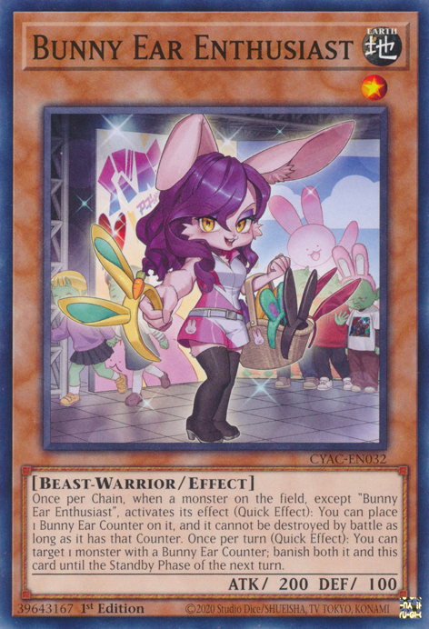Bunny Ear Enthusiast [CYAC-EN032] Common 