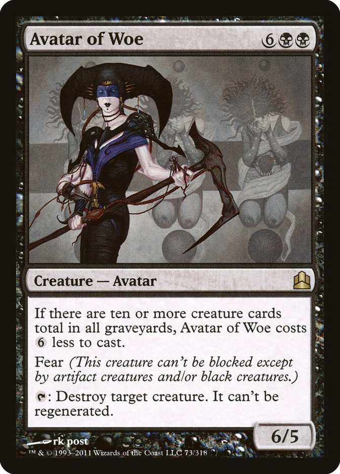 Avatar of Woe [Commander 2011] 