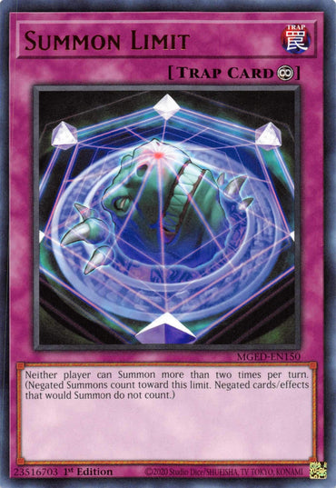 Summon Limit [MGED-EN150] Rare 