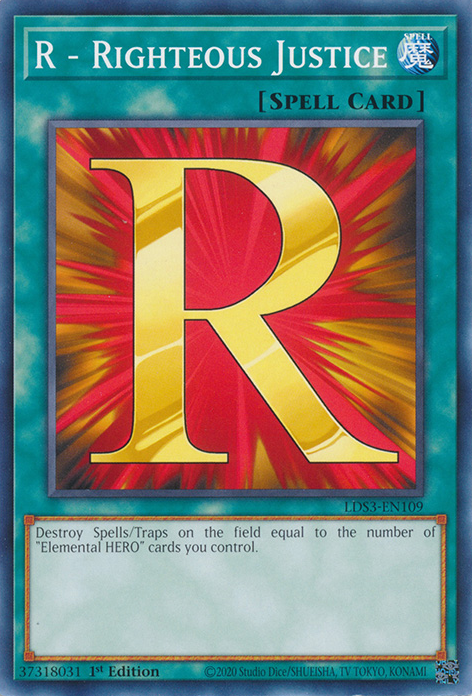R - Righteous Justice [LDS3-EN109] Common 