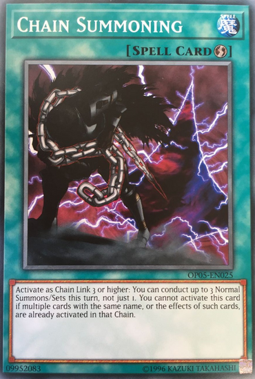 Chain Summoning [OP05-EN025] Common 