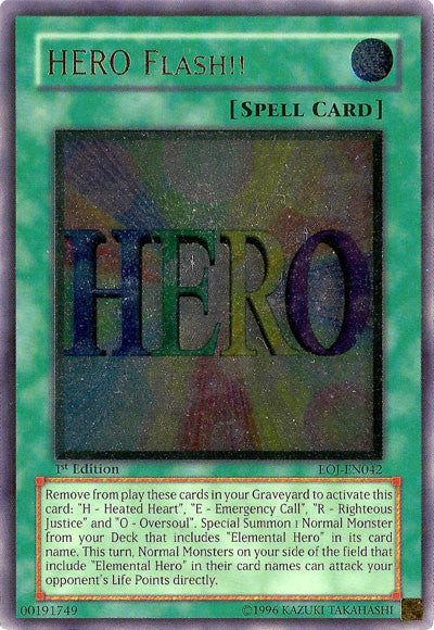 HERO Flash!! [EOJ-EN042] Ultimate Rare 