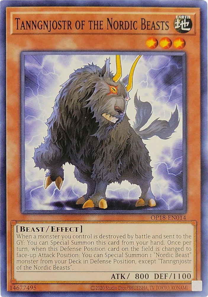Tanngnjostr of the Nordic Beasts [OP18-EN014] Common 