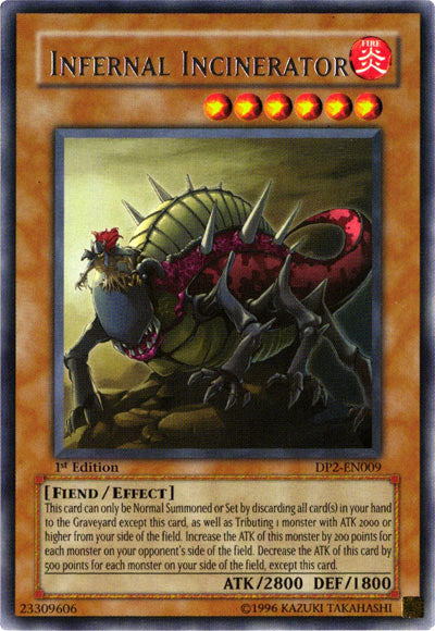 Infernal Incinerator [DP2-EN009] Rare 