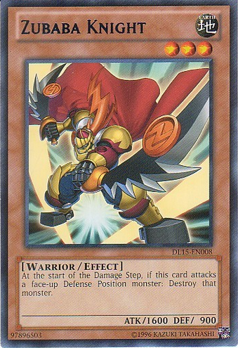 Zubaba Knight (Blue) [DL15-EN008] Rare 