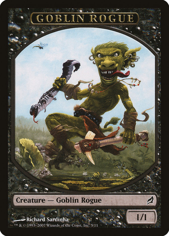 Goblin Rogue Token [Lorwyn Tokens] 