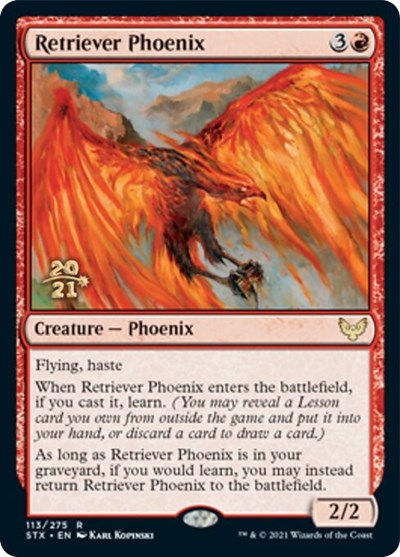 Retriever Phoenix [Strixhaven: School of Mages Prerelease Promos] 