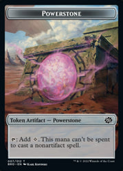 Powerstone // Elemental Double-Sided Token [The Brothers' War Tokens] 