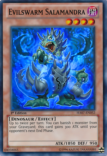 Evilswarm Salamander [HA07-EN052] Super Rare 