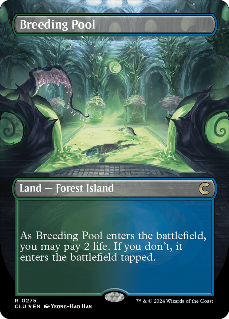 Breeding Pool (Borderless) [Ravnica: Clue Edition] 