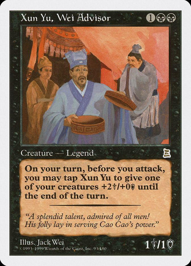 Xun Yu, Wei Advisor [Three Kingdoms Portal] 