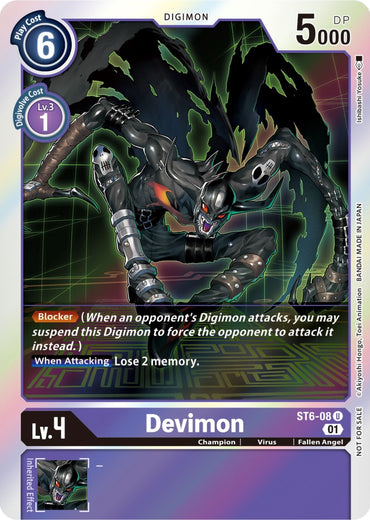Devimon [ST6-08] (Official Tournament Pack Vol. 7) [Starter Deck: Venomous Violet] 