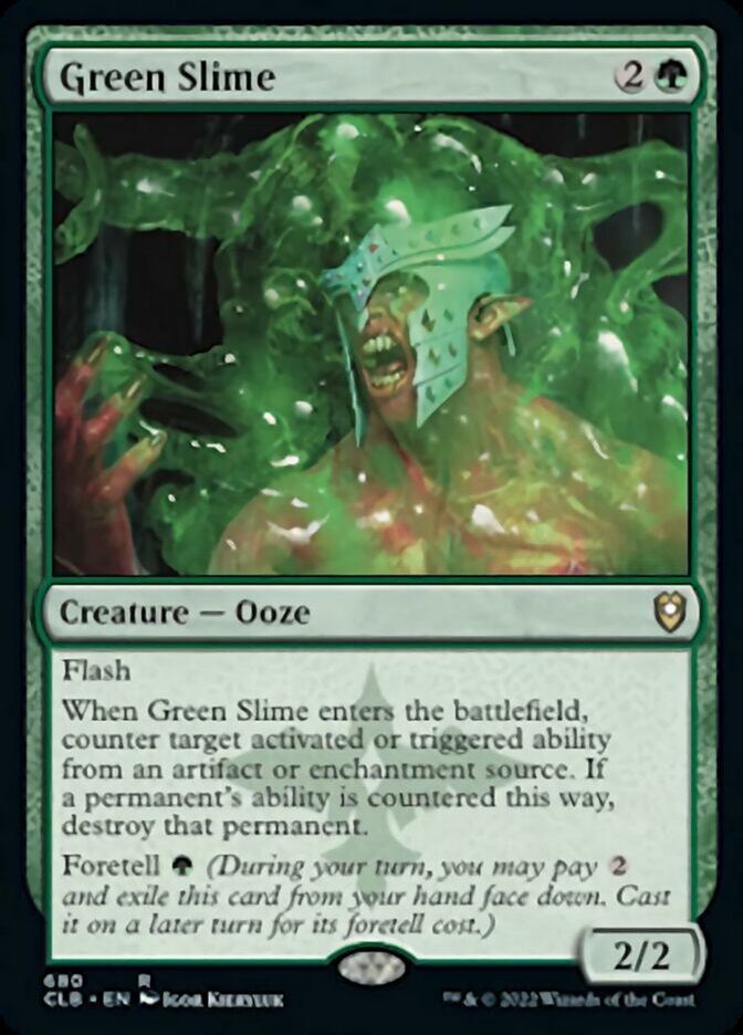 Green Slime [Commander Legends: Battle for Baldur's Gate] 