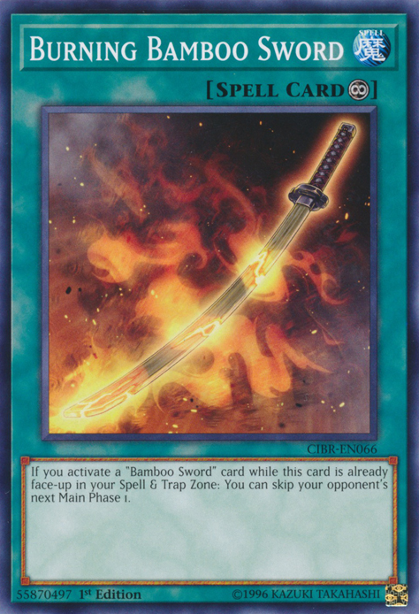 Burning Bamboo Sword [CIBR-EN066] Short Print 