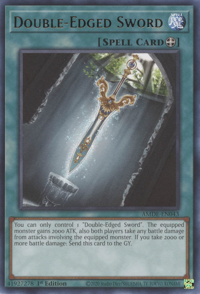 Double-Edged Sword [AMDE-EN043] Rare 