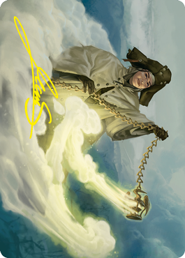 Traveling Minister Art Card (Gold-Stamped Signature) [Innistrad: Crimson Vow Art Series] 