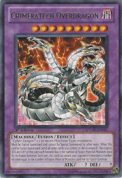 Chimeratech Overdragon [RYMP-EN061] Rare 