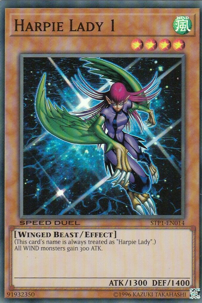 Harpie Lady 1 [STP1-EN014] Super Rare 