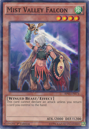 Mist Valley Falcon [BP03-EN074] Shatterfoil Rare 