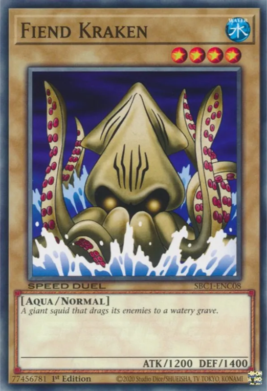 Fiend Kraken [SBC1-ENC08] Common 