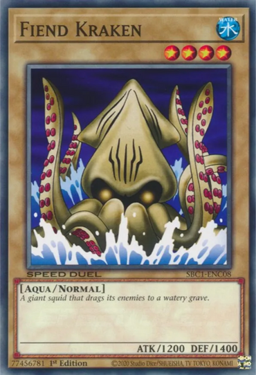Fiend Kraken [SBC1-ENC08] Common 