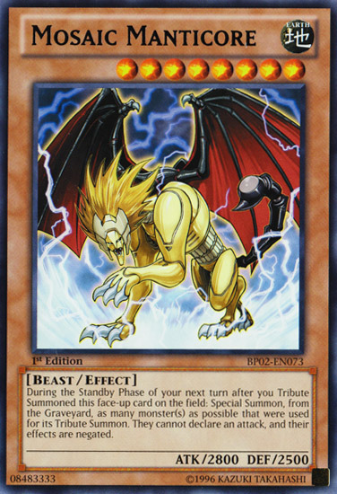 Mosaic Manticore [BP02-EN073] Mosaic Rare 