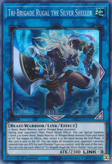 Tri-Brigade Rugal the Silver Sheller [MP21-EN197] Super Rare 