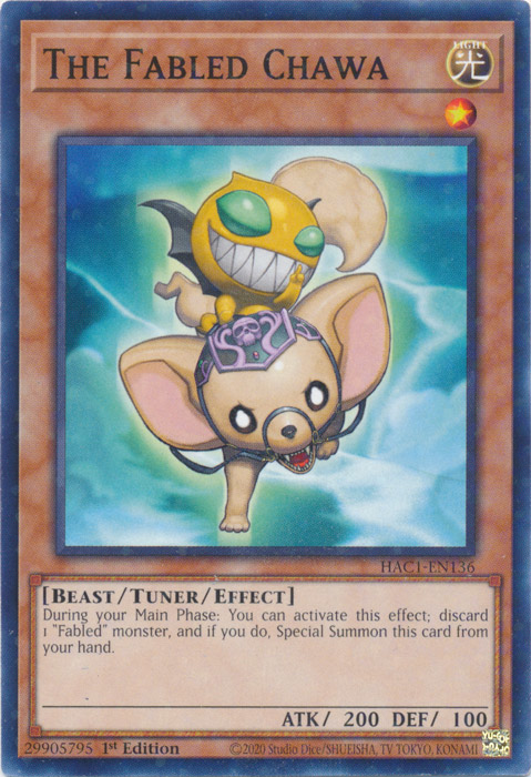 The Fabled Chawa (Duel Terminal) [HAC1-EN136] Common 