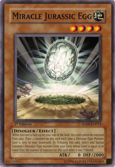 Miracle Jurassic Egg [SD09-EN015] Common 