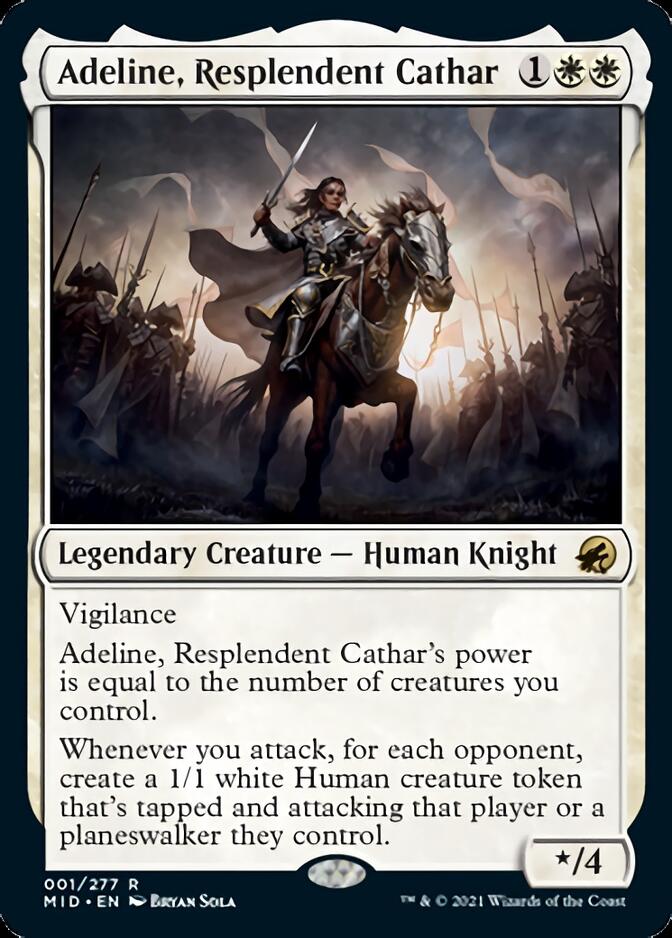 Adeline, Resplendent Cathar [Innistrad: Midnight Hunt] 