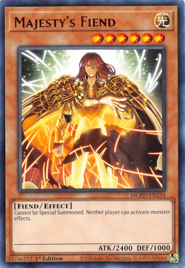 Majesty's Fiend [MGED-EN134] Rare 