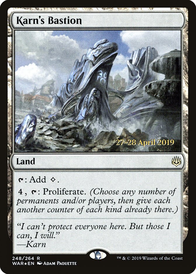 Karn's Bastion [War of the Spark Prerelease Promos] 
