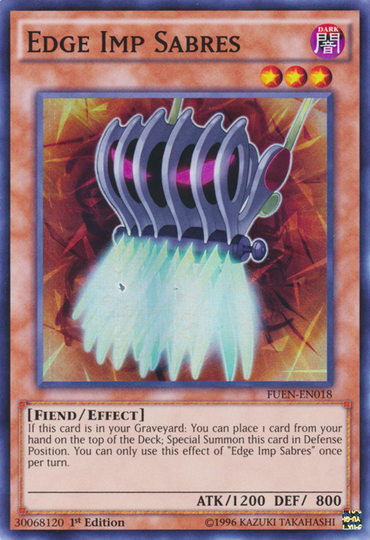 Edge Imp Sabers [FUEN-EN018] Super Rare 