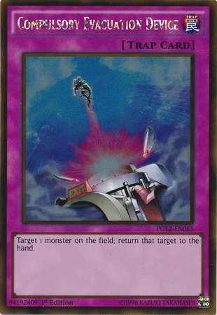 Compulsory Evacuation Device [PGL2-EN065] Gold Rare 