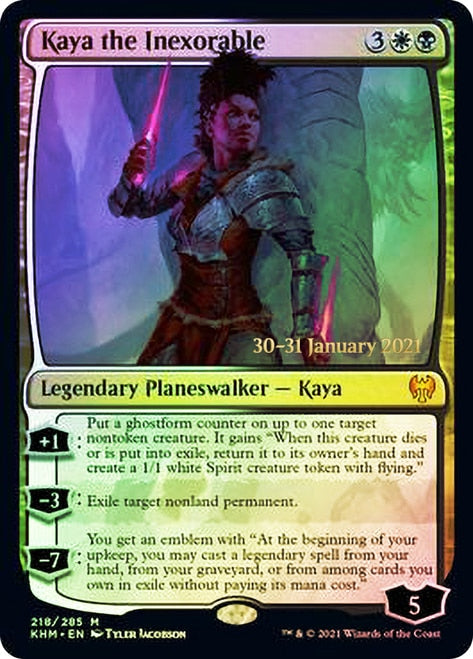 Kaya the Inexorable [Kaldheim Prerelease Promos] 