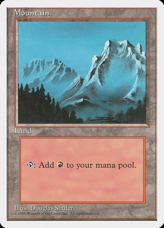 Mountain (Snow Top / Highest Point on Right) [Fourth Edition] 