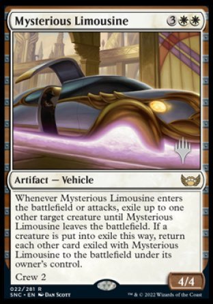 Mysterious Limousine (Promo Pack) [Streets of New Capenna Promos] 