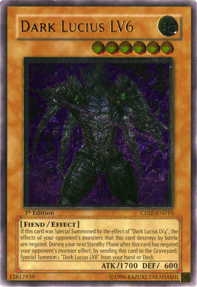 Dark Lucius LV6 [CDIP-EN010] Ultimate Rare 